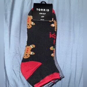 Torrid Christmas Low Cut Socks